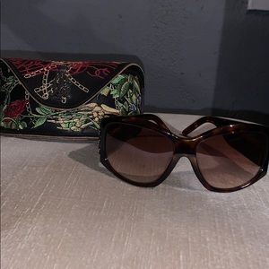 Ed Hardy sunglasses with case